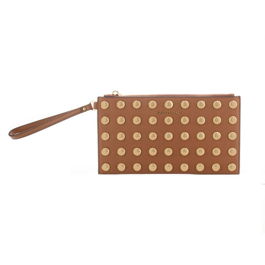 Michael Kors Black Leather Clutch Bag