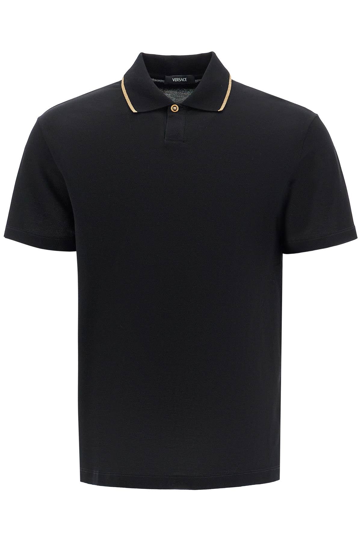 Versace cotton piquã© polo shirt Topwear Versace