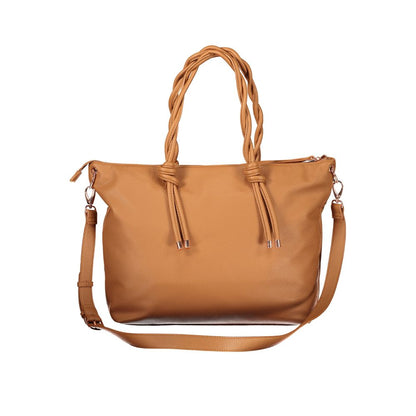 Mario Valentino Brown Polyethylene Handbag