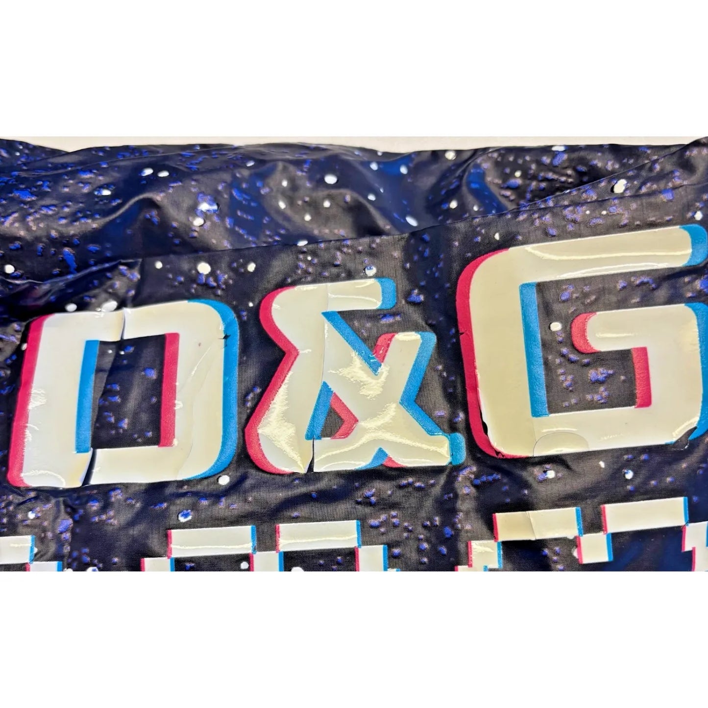 Dolce & Gabbana Dark Blue DG Game Print Cotton Jogger Pants