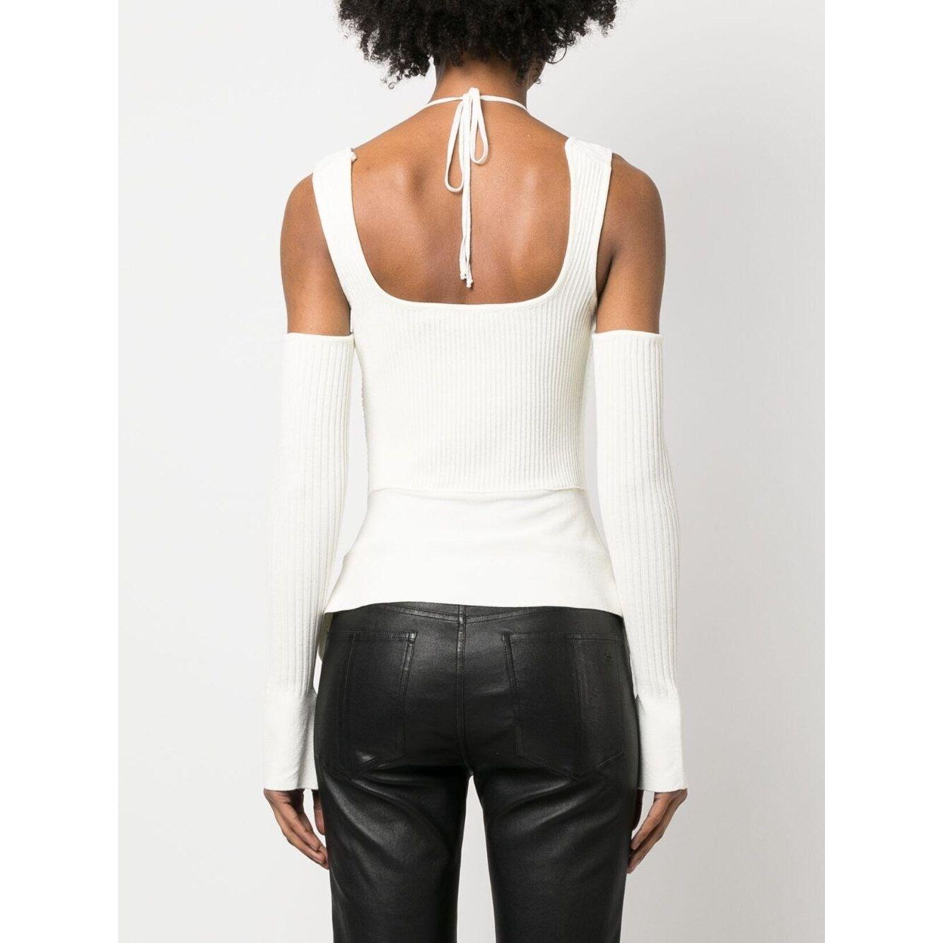 Andrea Adamo Top White Topwear Andrea Adamo