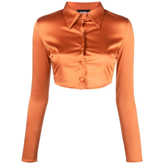 GCDS Top Orange Topwear GCDS