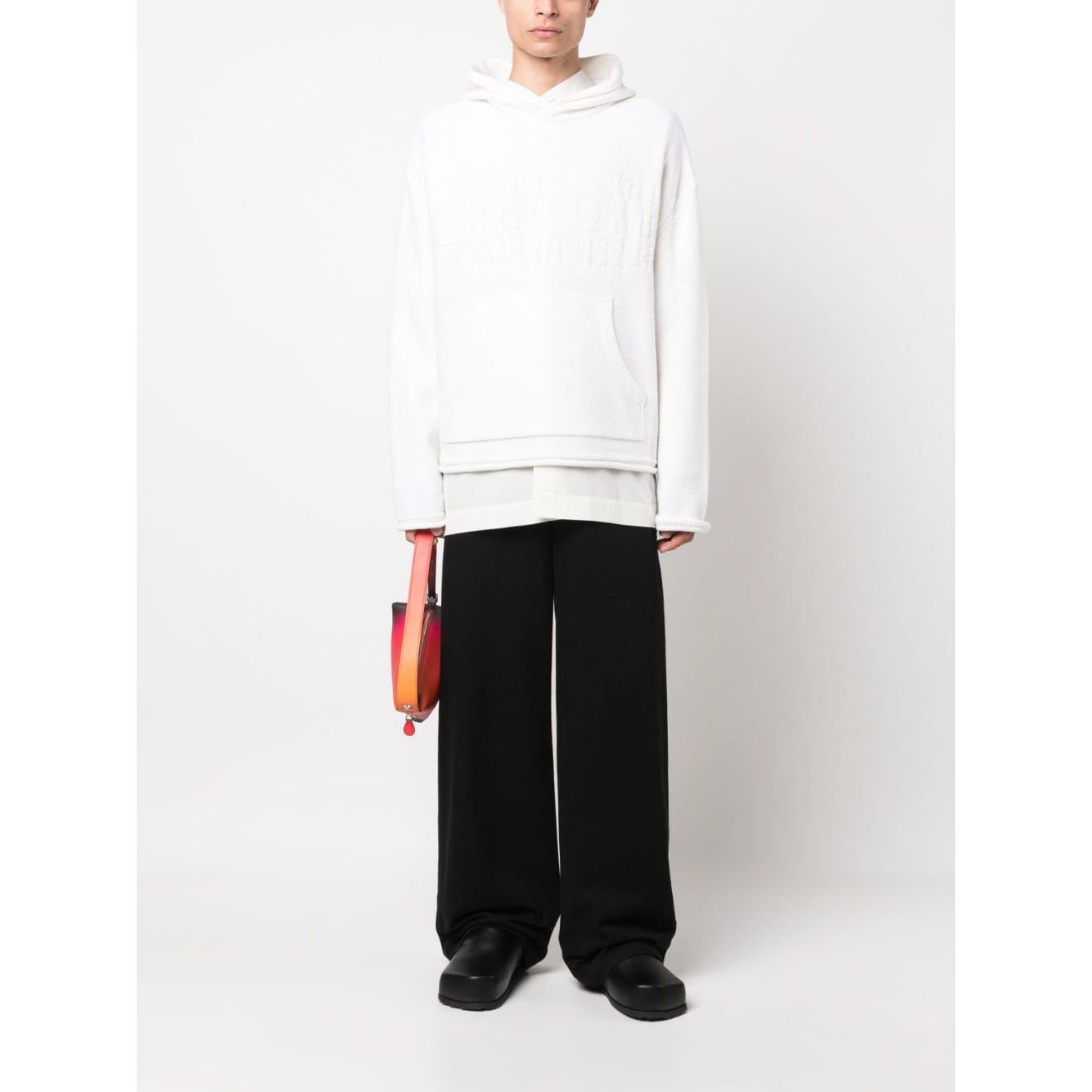 MM6 Maison Margiela Sweaters White Topwear MM6 Maison Margiela