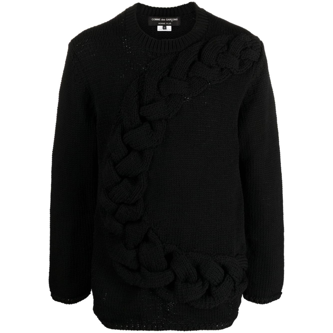 HOMME PLUS Sweaters Black Topwear Homme Plus