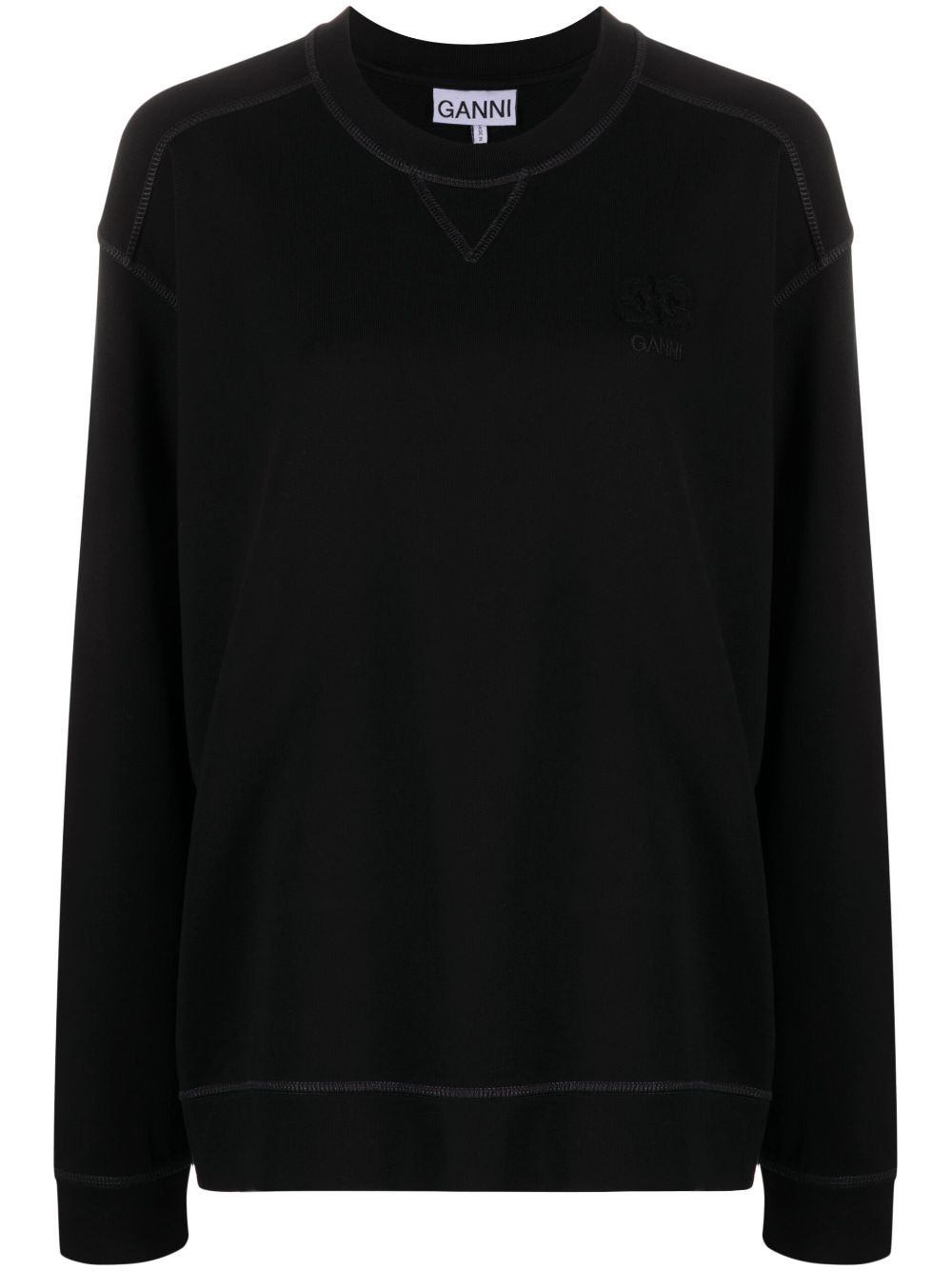 GANNI Sweaters Black Topwear Ganni