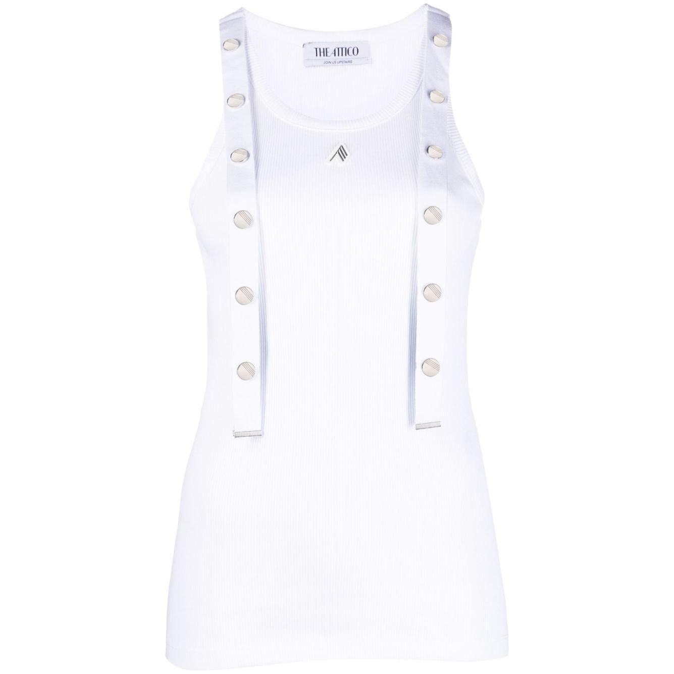 The Attico Top White Topwear The Attico