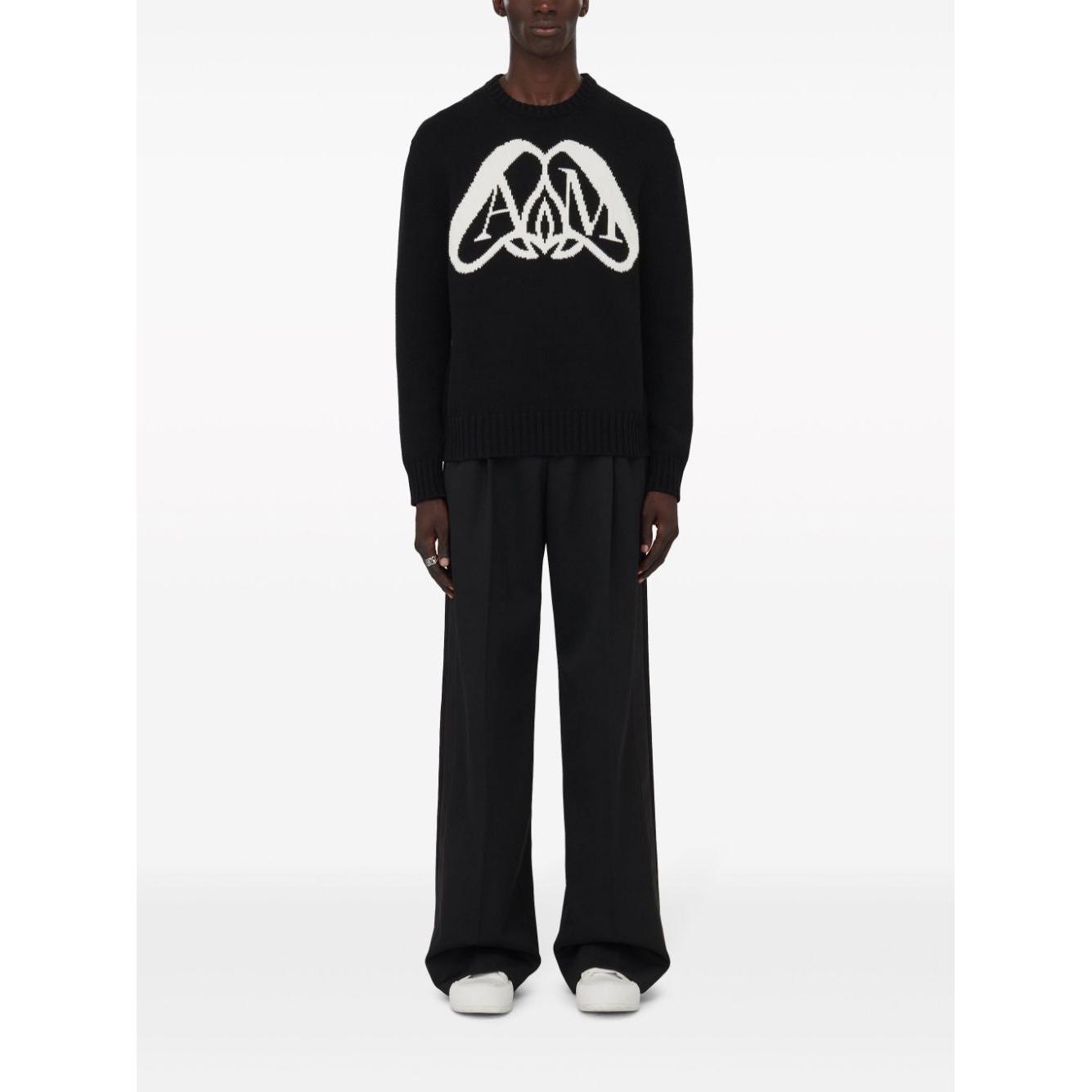 Alexander Mcqueen Alexander McQueen Sweaters Black Topwear Alexander Mcqueen