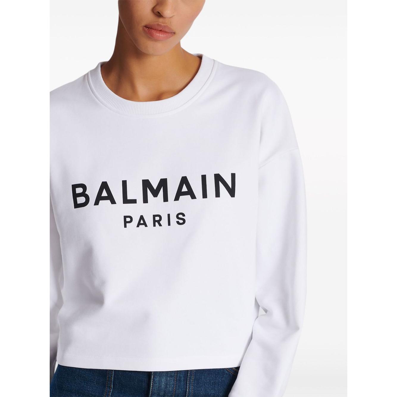 Balmain Sweaters White Topwear Balmain