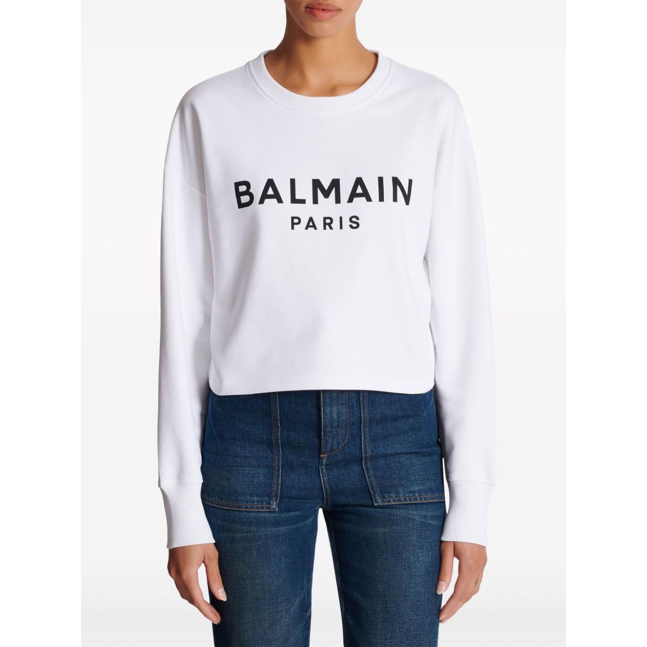 Balmain Sweaters White Topwear Balmain