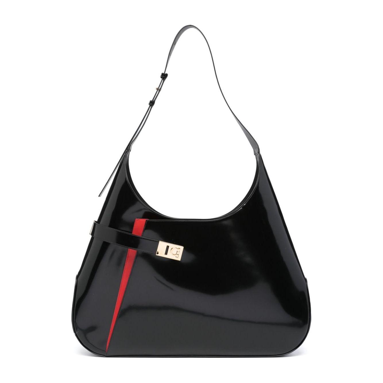 Ferragamo Bags.. Black Shoulder Ferragamo