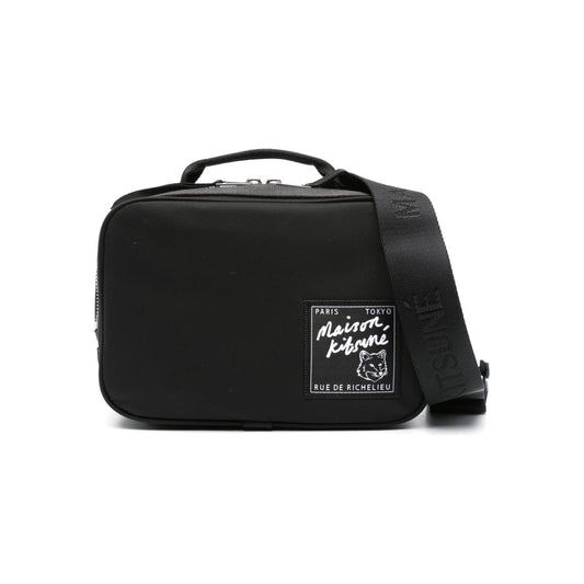 MAISON KITSUNE nylon black belt Bag Belt bags Maison Kitsune'