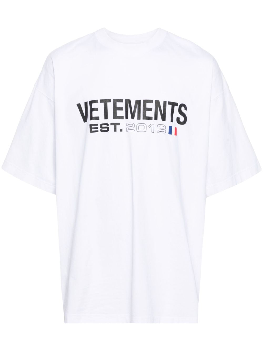 Vetements T-shirts and Polos White Topwear Vetements