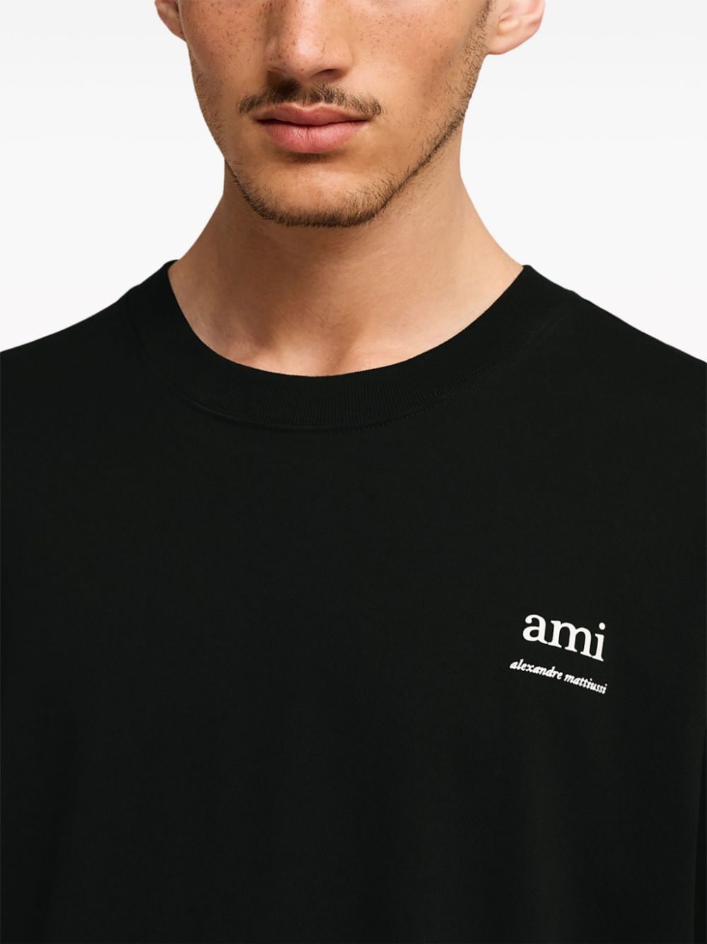 Ami Paris T-shirts and Polos Black