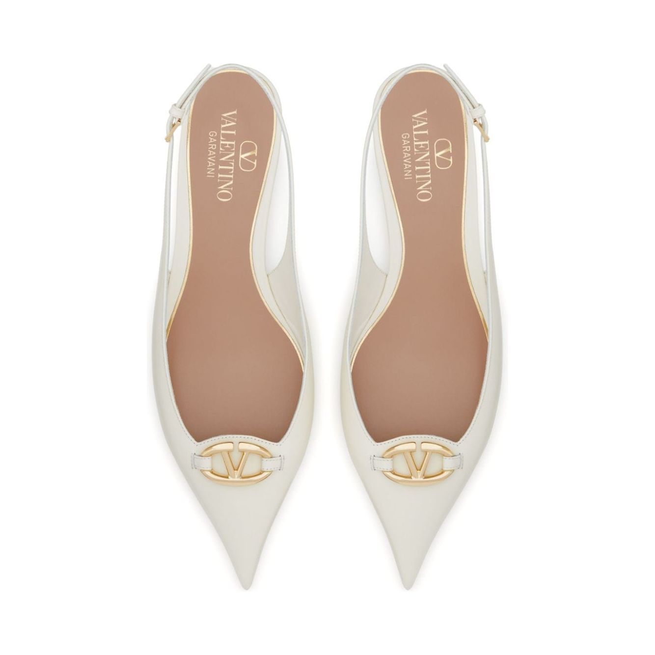 Valentino Garavani Flat shoes White Flat Shoes Valentino Garavani