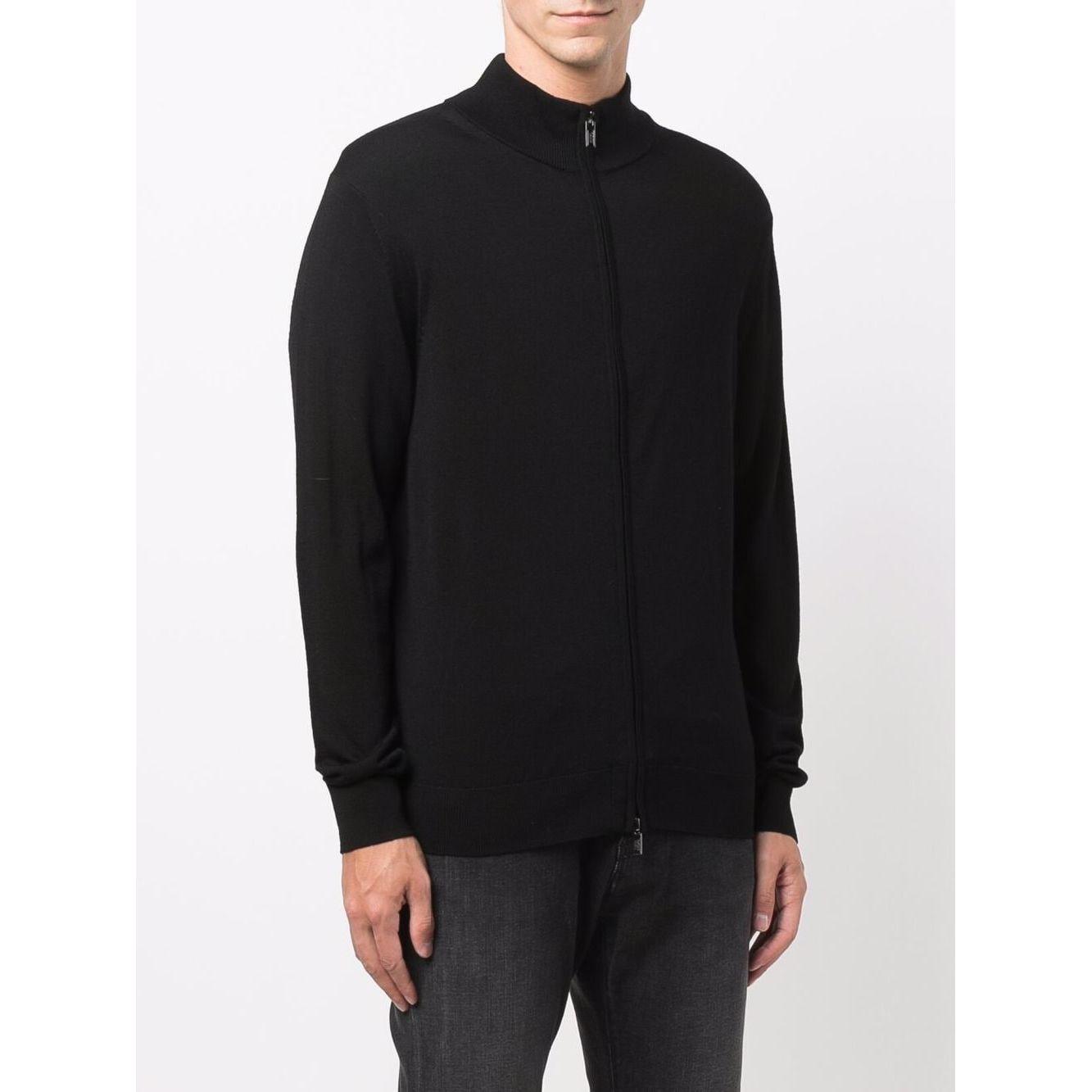 Emporio Armani Sweaters Black Topwear Emporio Armani