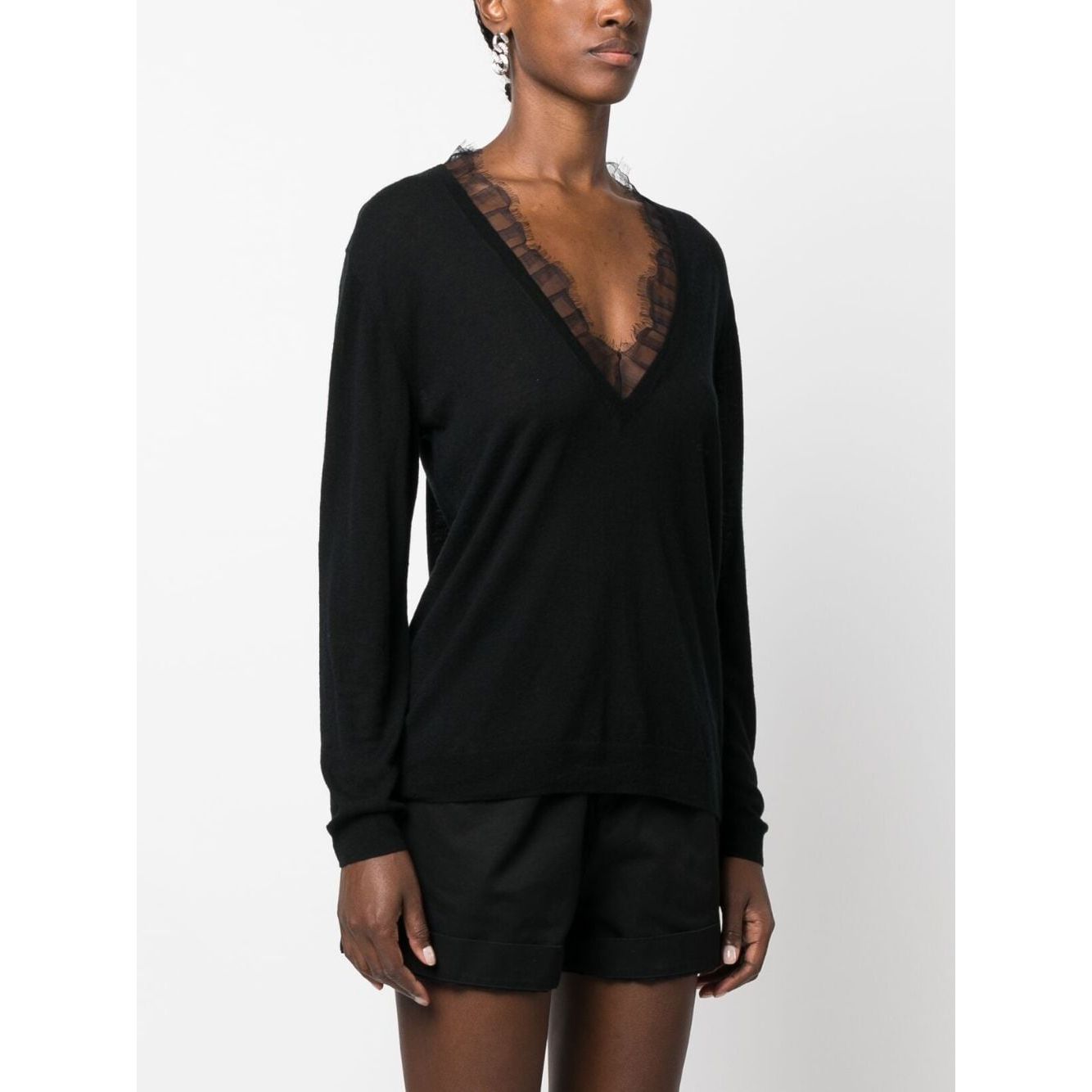 Iro Sweaters Black Topwear Iro