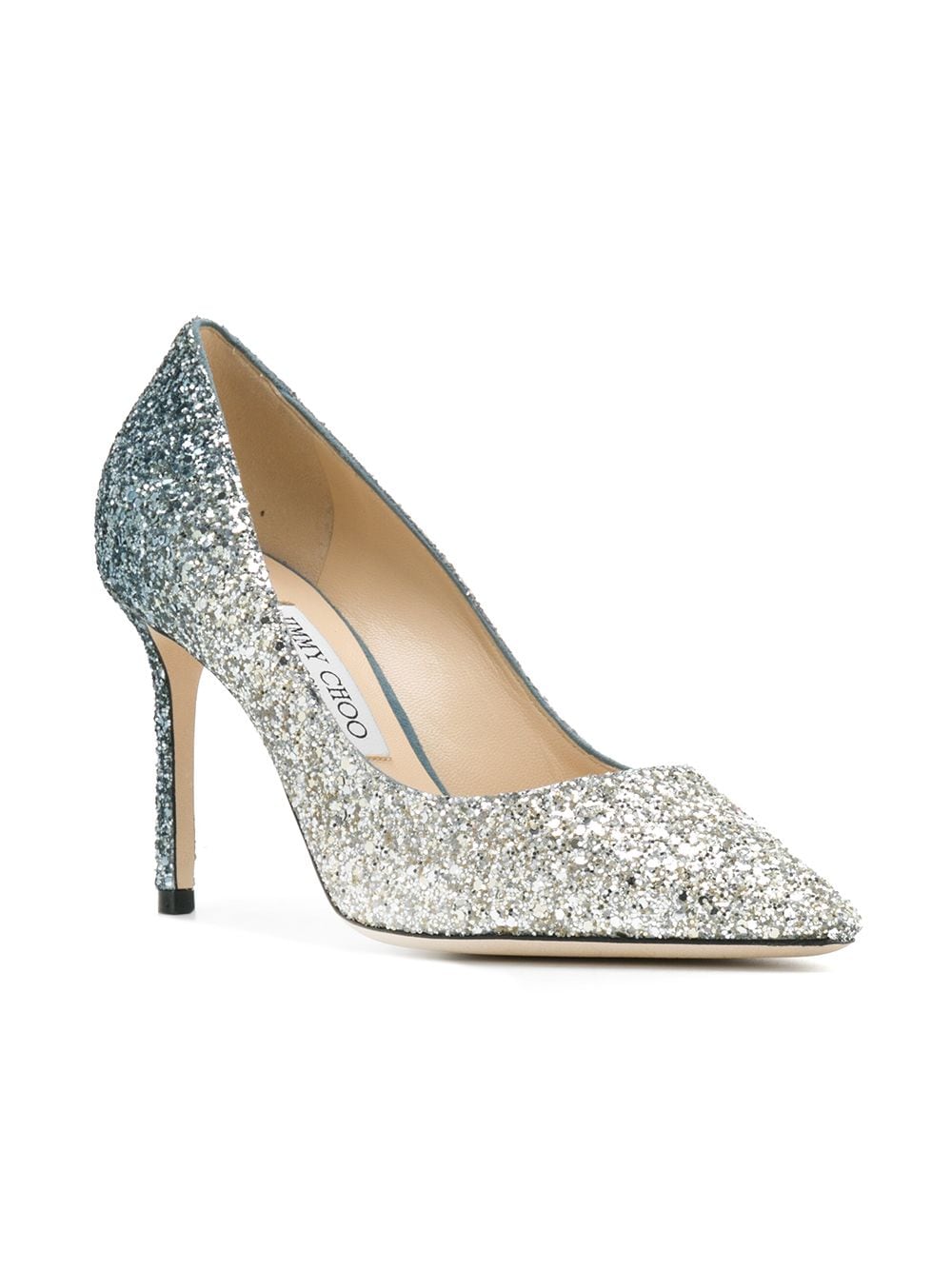 Jimmy Choo With Heel Silver High Heel Jimmy Choo