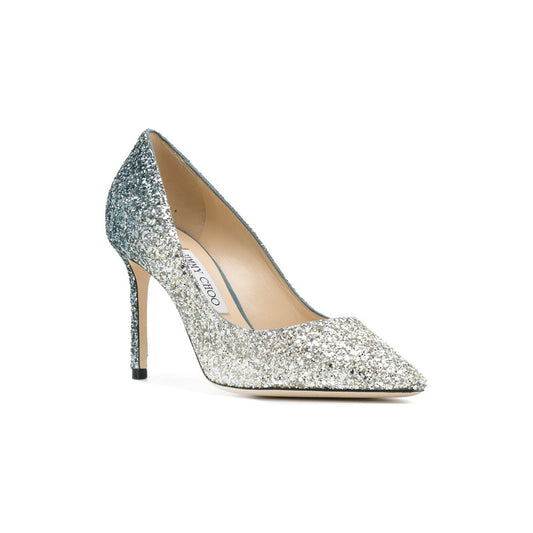 Jimmy Choo With Heel Silver High Heel Jimmy Choo