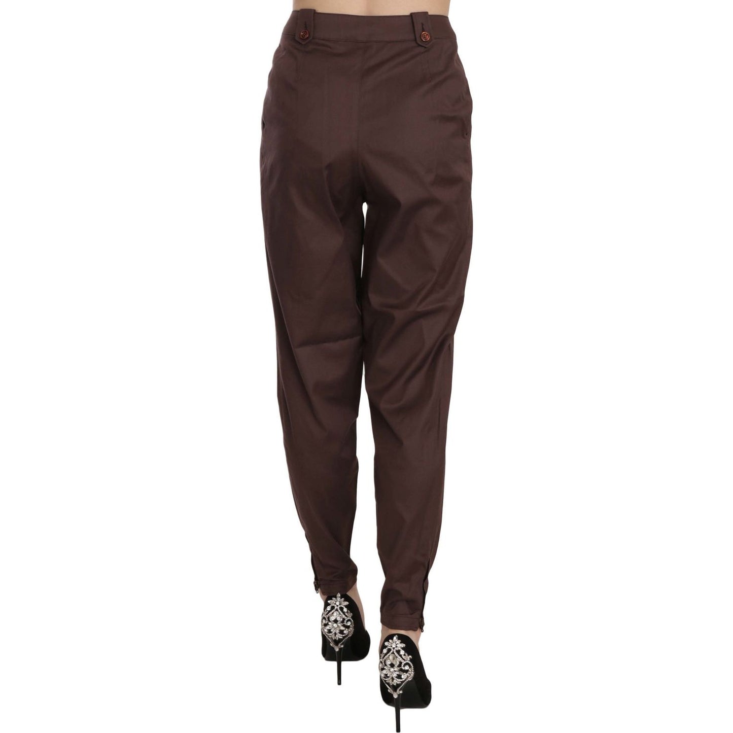 Just Cavalli High Waist Tapered Chic Formal Pants Just Cavalli