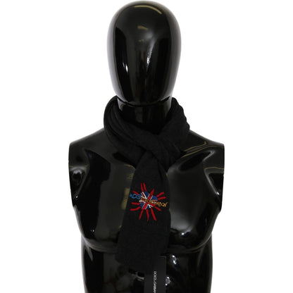 Dolce & Gabbana Gray #DGLovesLondon Wrap Shawl Wool Scarf Wool Wrap Shawls