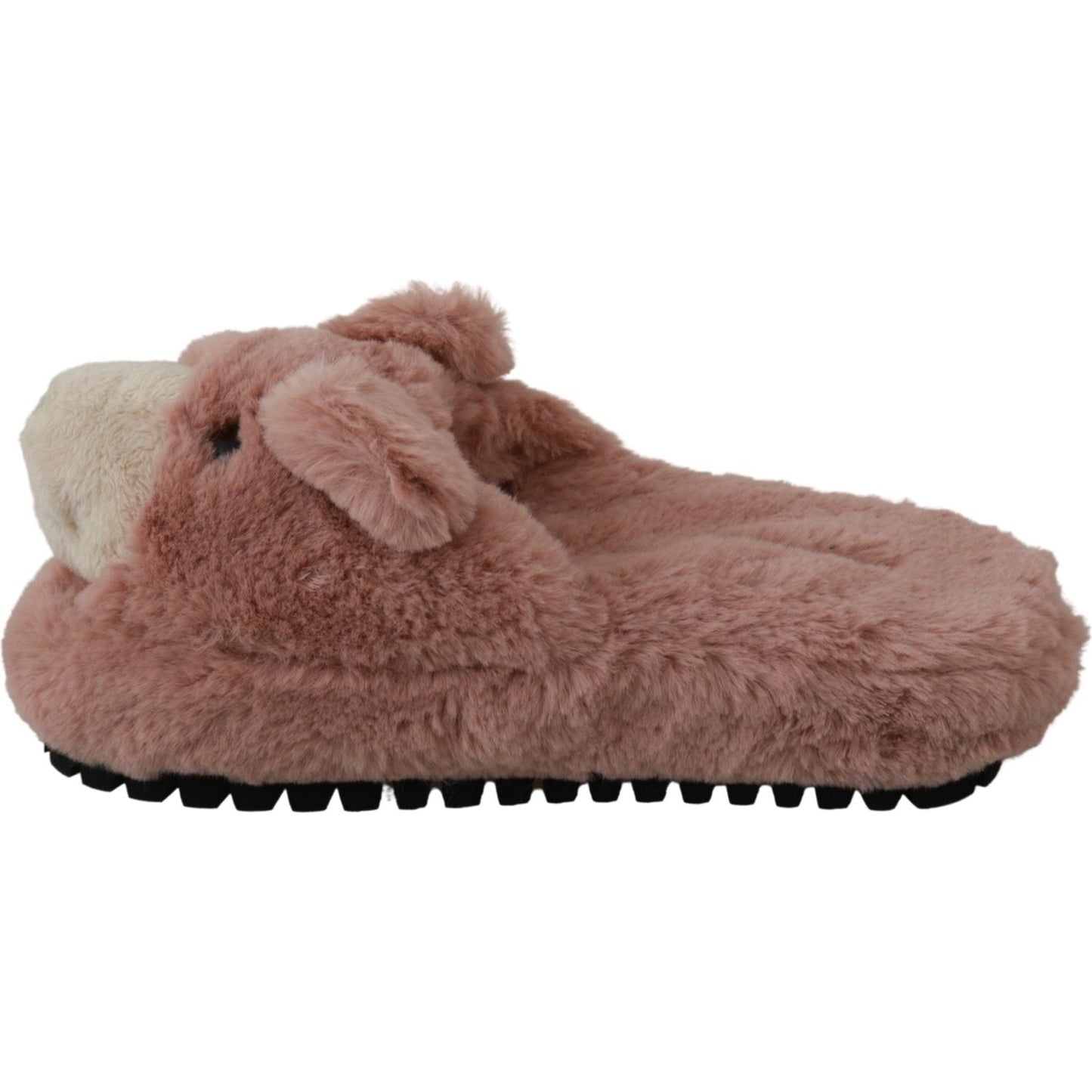 Dolce & Gabbana Chic Pink Bear House Slippers by D&G Dolce & Gabbana