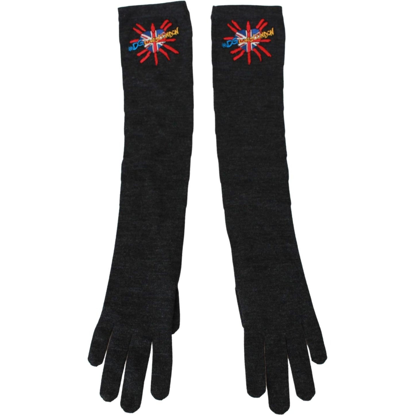 Dolce & Gabbana Elegant Elbow Length Woolen Gloves Dolce & Gabbana