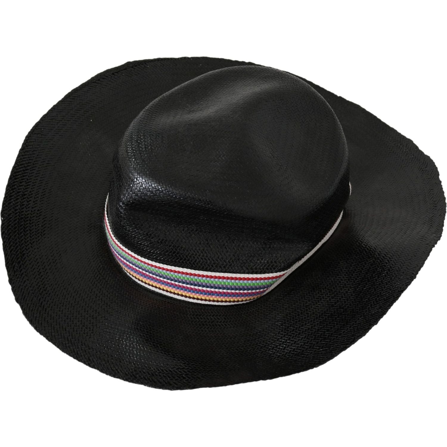 Costume National Black Wide Brim Cowboy Solid Hat