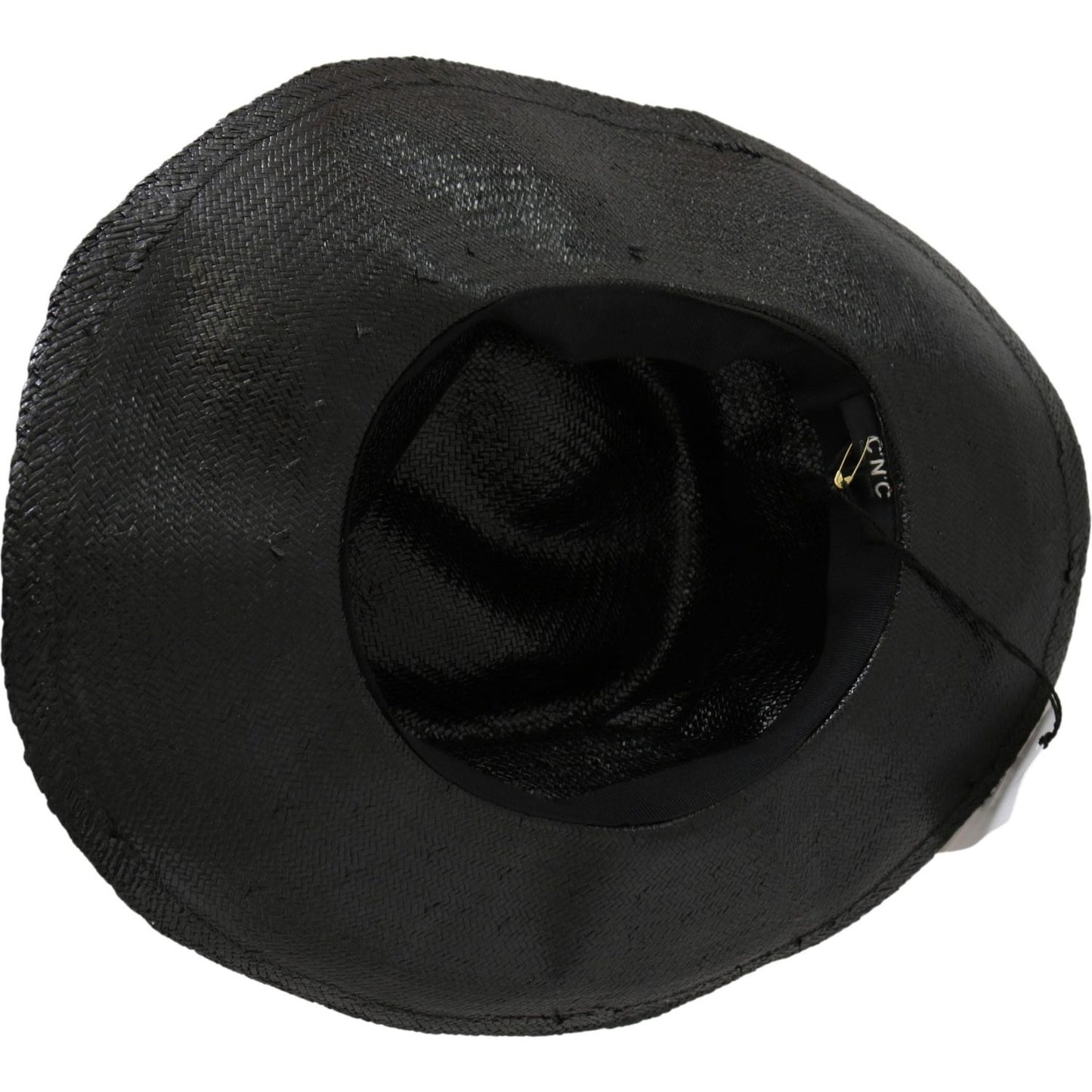 Costume National Black Wide Brim Cowboy Solid Hat