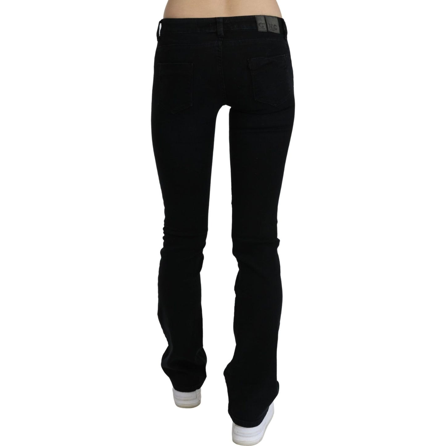 Costume National Chic Black Slim Fit Low Waist Denim Jeans & Pants Costume National