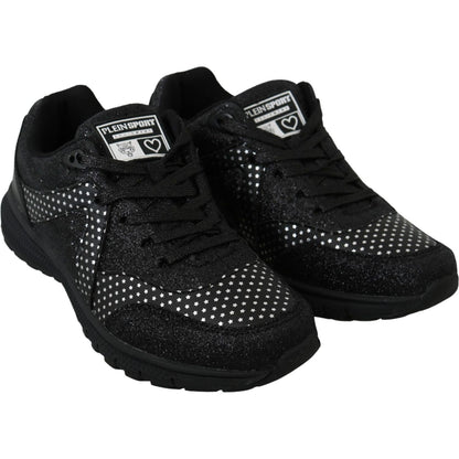 Philipp Plein Black Running Jasmines Sneakers Shoes