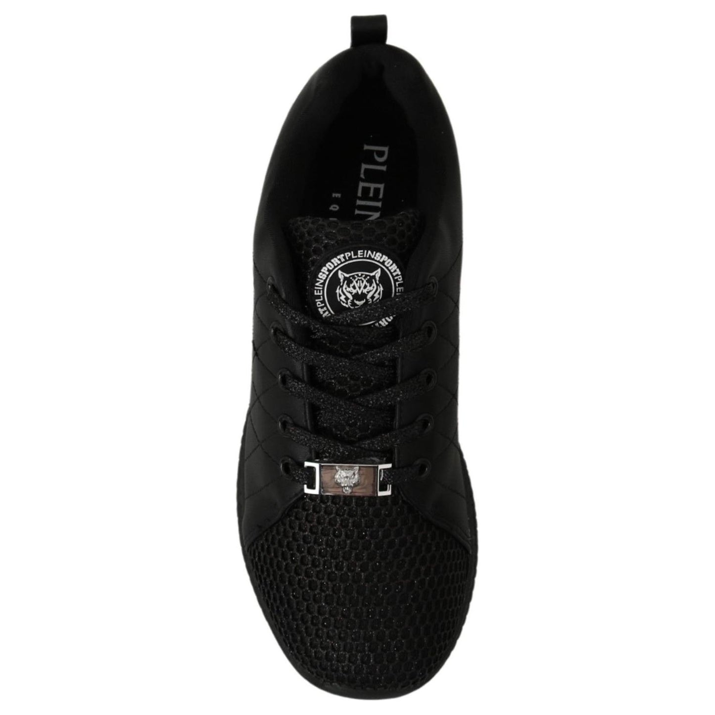 Philipp Plein Black Casual Running Sneakers Shoes