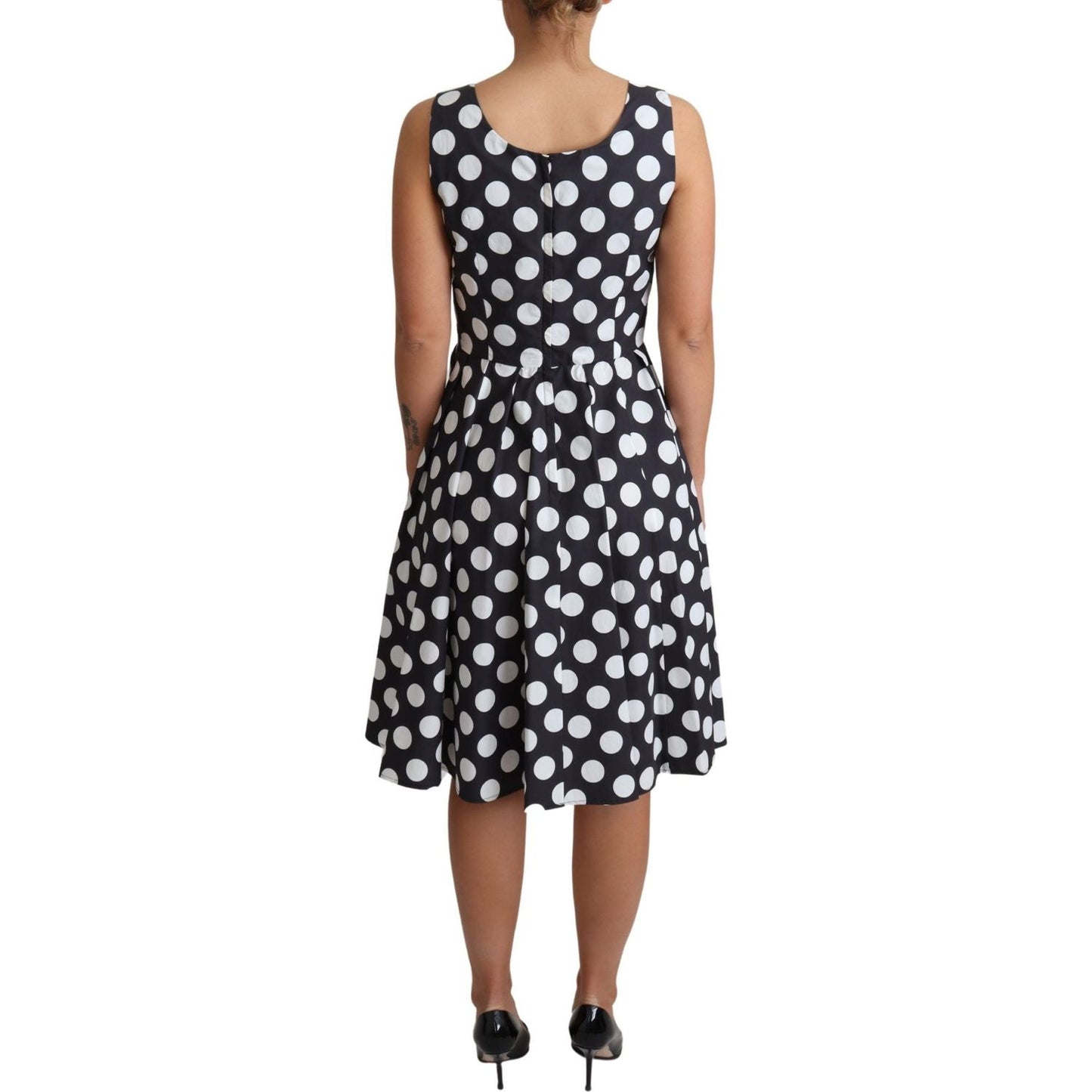 Dolce & Gabbana Polka Dot Sleeveless A-Line Dress Dolce & Gabbana