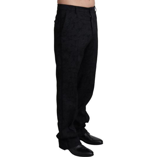 Dolce & Gabbana Elegant Black Dress Pants for Sophisticated Style Dolce & Gabbana