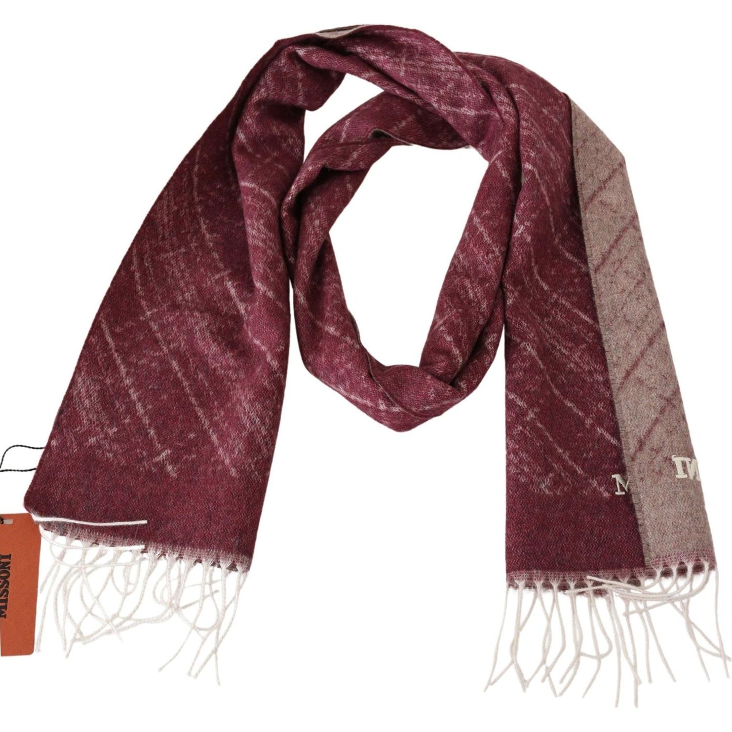 Missoni Elegant Cashmere Fringed Scarf Missoni