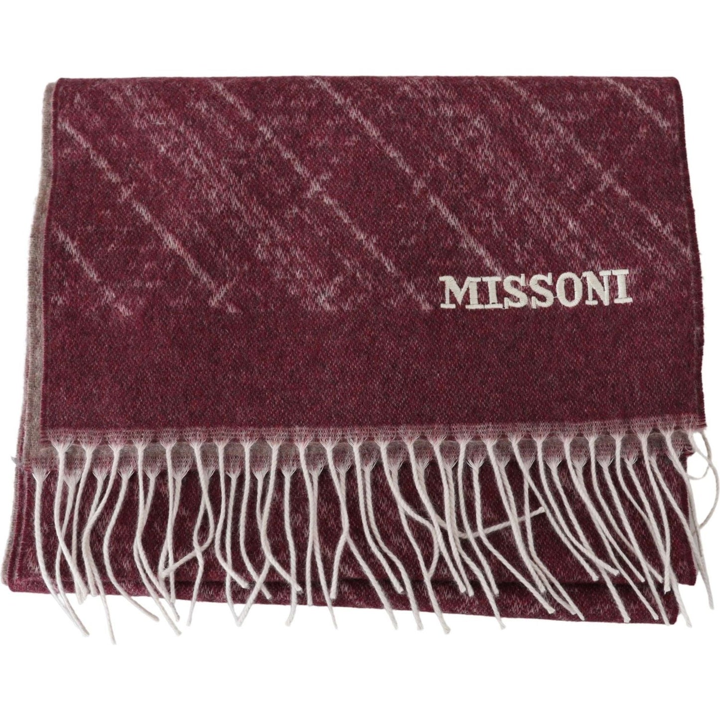 Missoni Elegant Cashmere Fringed Scarf Missoni