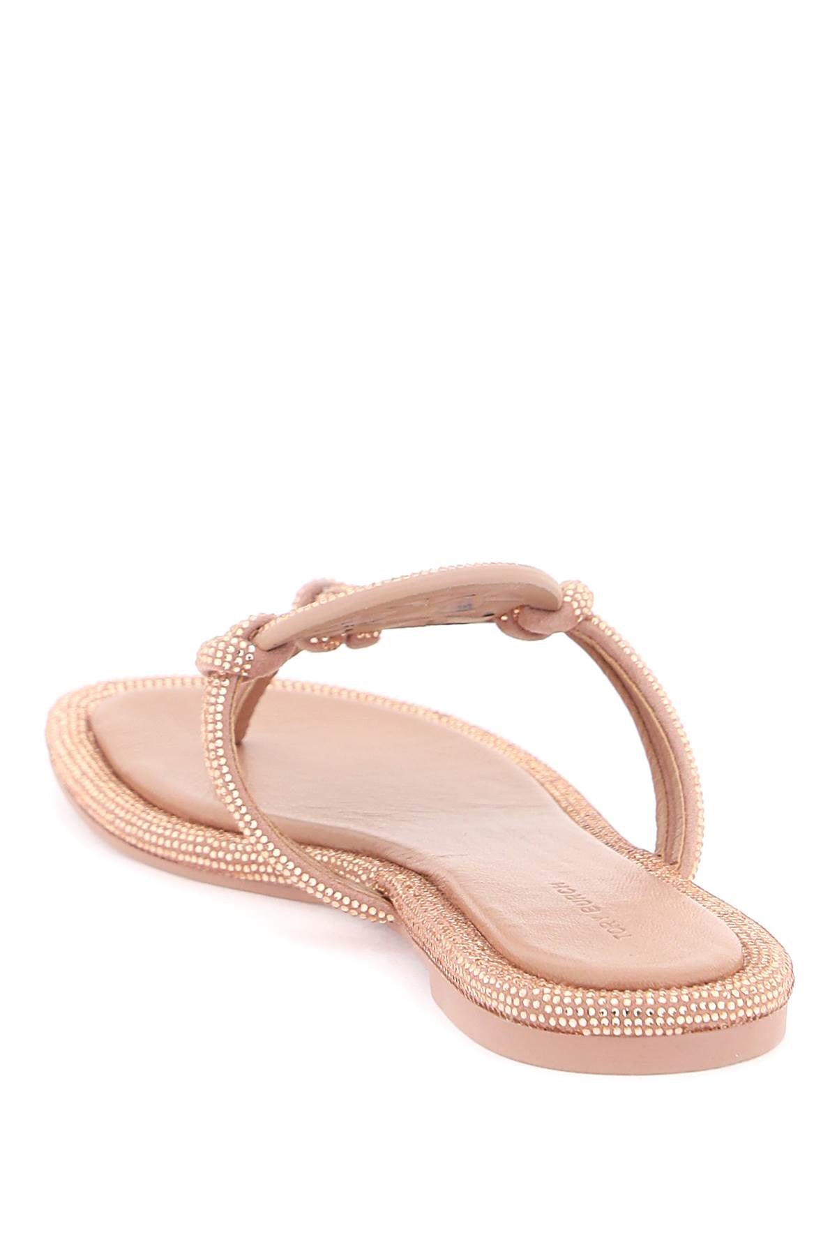 Tory Burch pavé leather thong sandals Mules Tory Burch