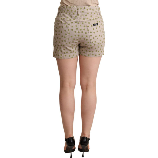 Dolce & Gabbana Chic Polka Dot Cotton Stretch Shorts Shorts Dolce & Gabbana