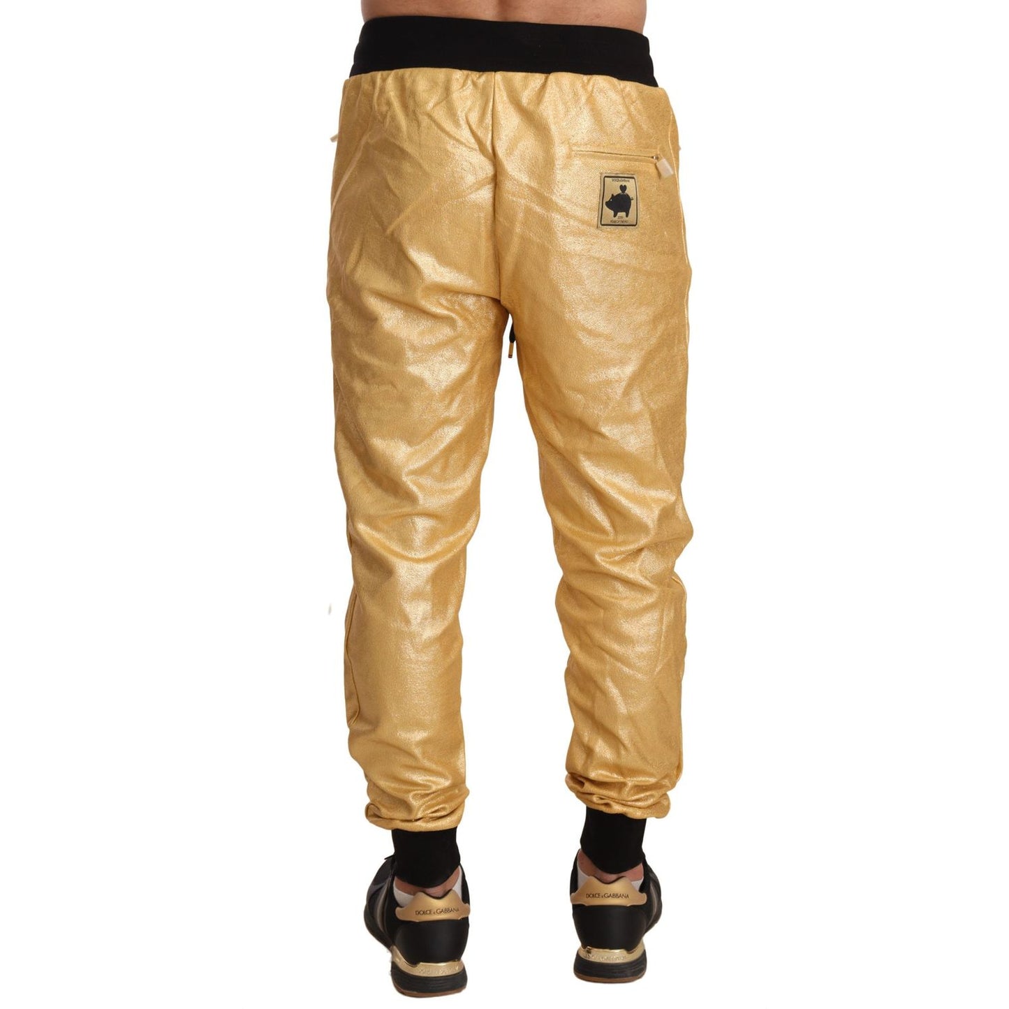 Dolce & Gabbana Gold Year of the Pig Sweatpants Dolce & Gabbana