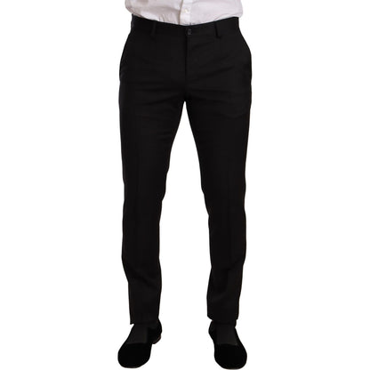 Dolce & Gabbana Black Check MARTINI SLIM FIT 2 Piece Suit