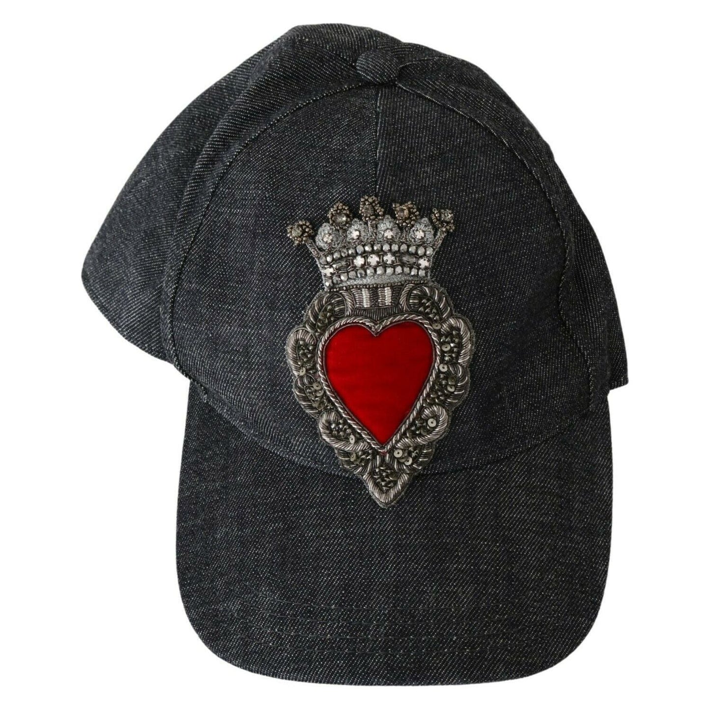 Dolce & Gabbana Elegant Blue Cotton Baseball Cap WOMAN HATS Dolce & Gabbana