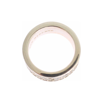 Nialaya Silver Womens CZ 925 Sterling Ring