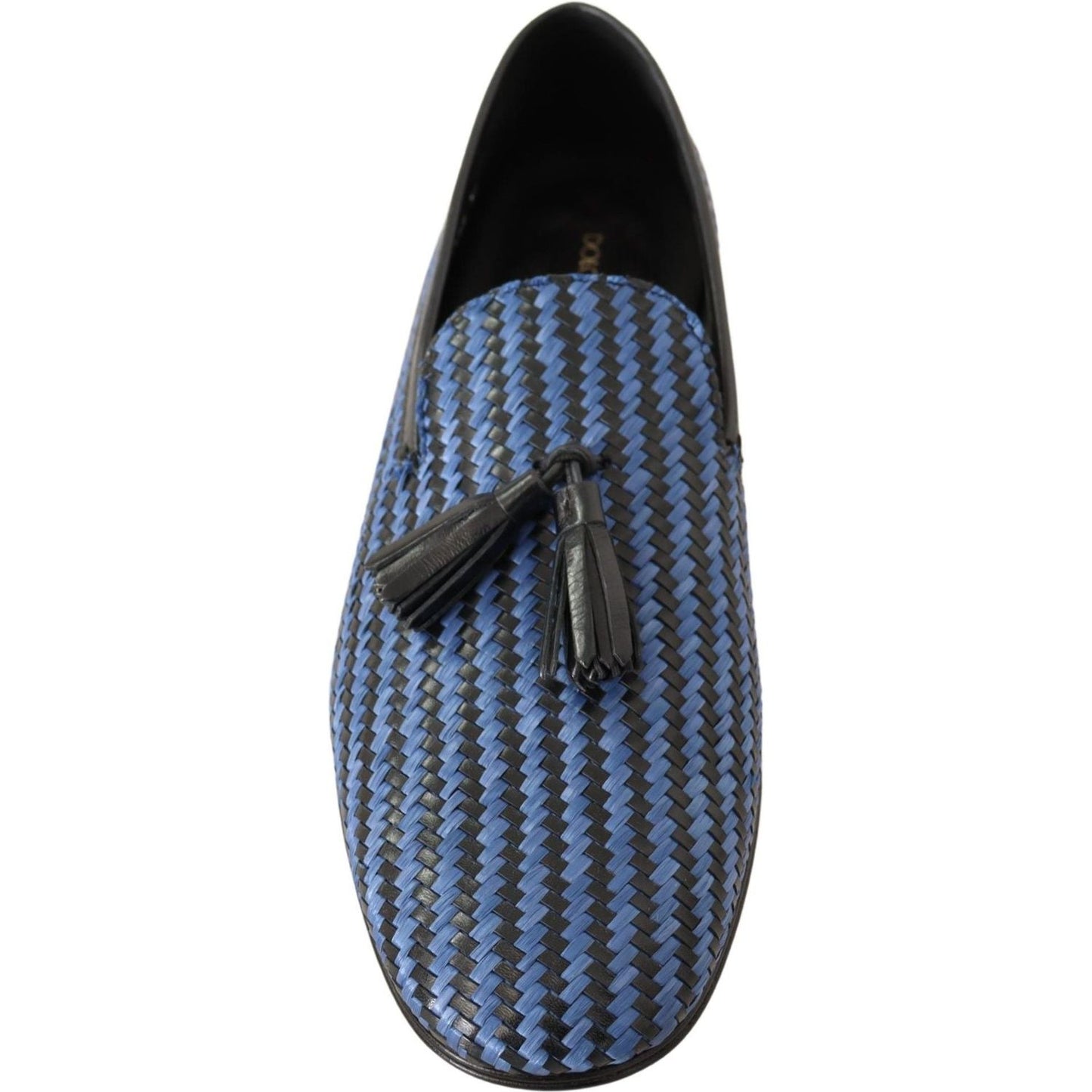 Dolce & Gabbana Elegant Woven Leather Loafers Dolce & Gabbana