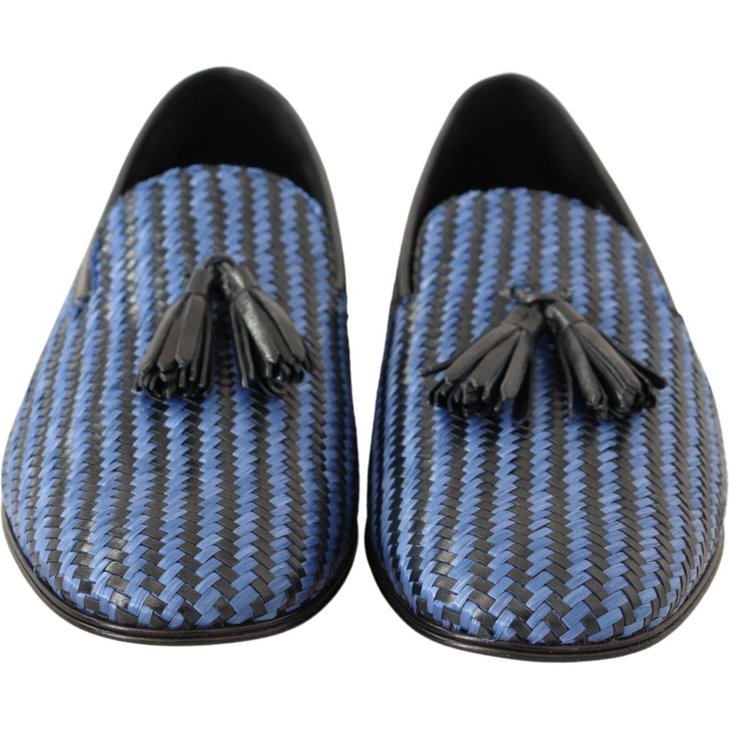 Dolce & Gabbana Elegant Woven Leather Loafers Dolce & Gabbana