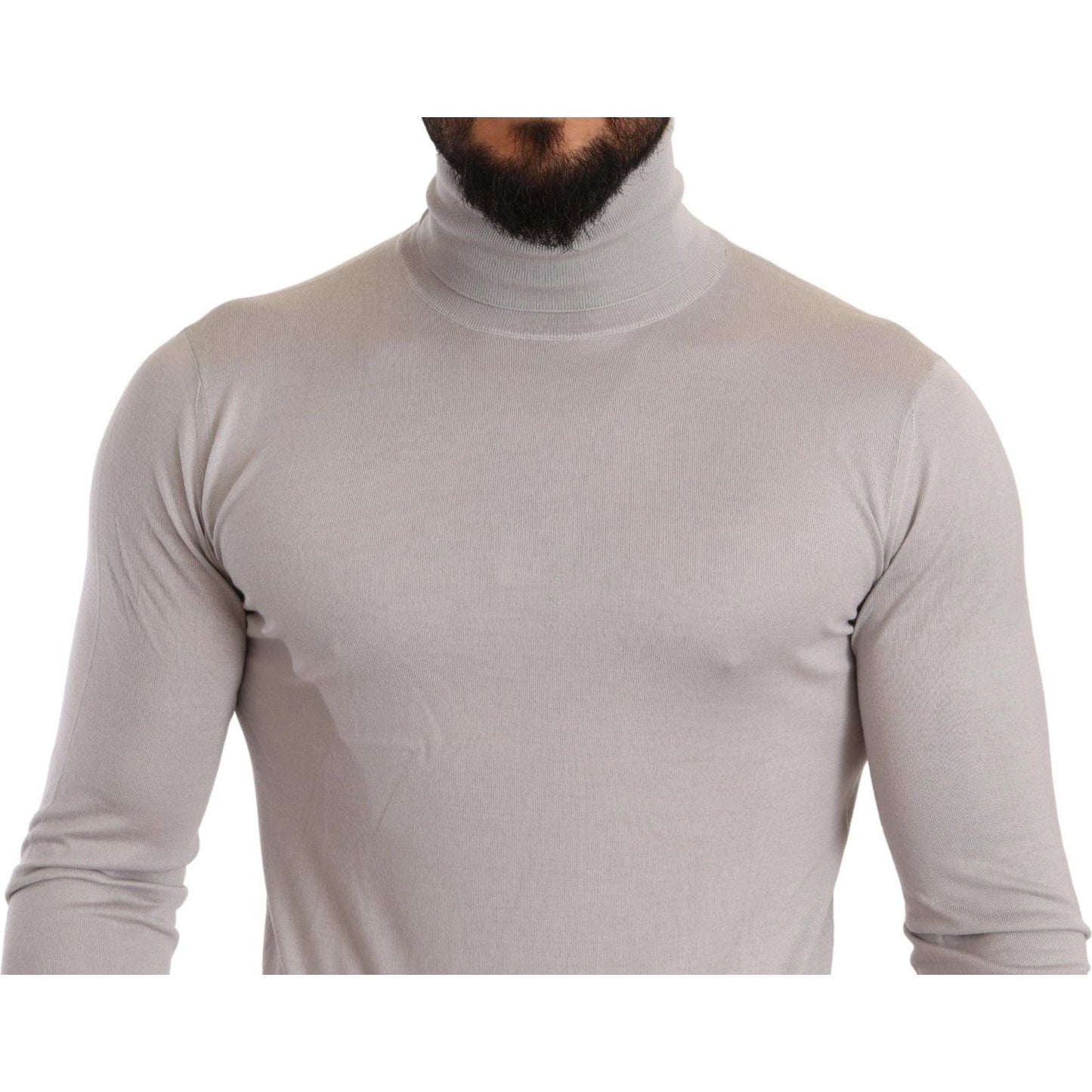 Dolce & Gabbana Elegant Cashmere-Silk Blend Turtleneck Dolce & Gabbana