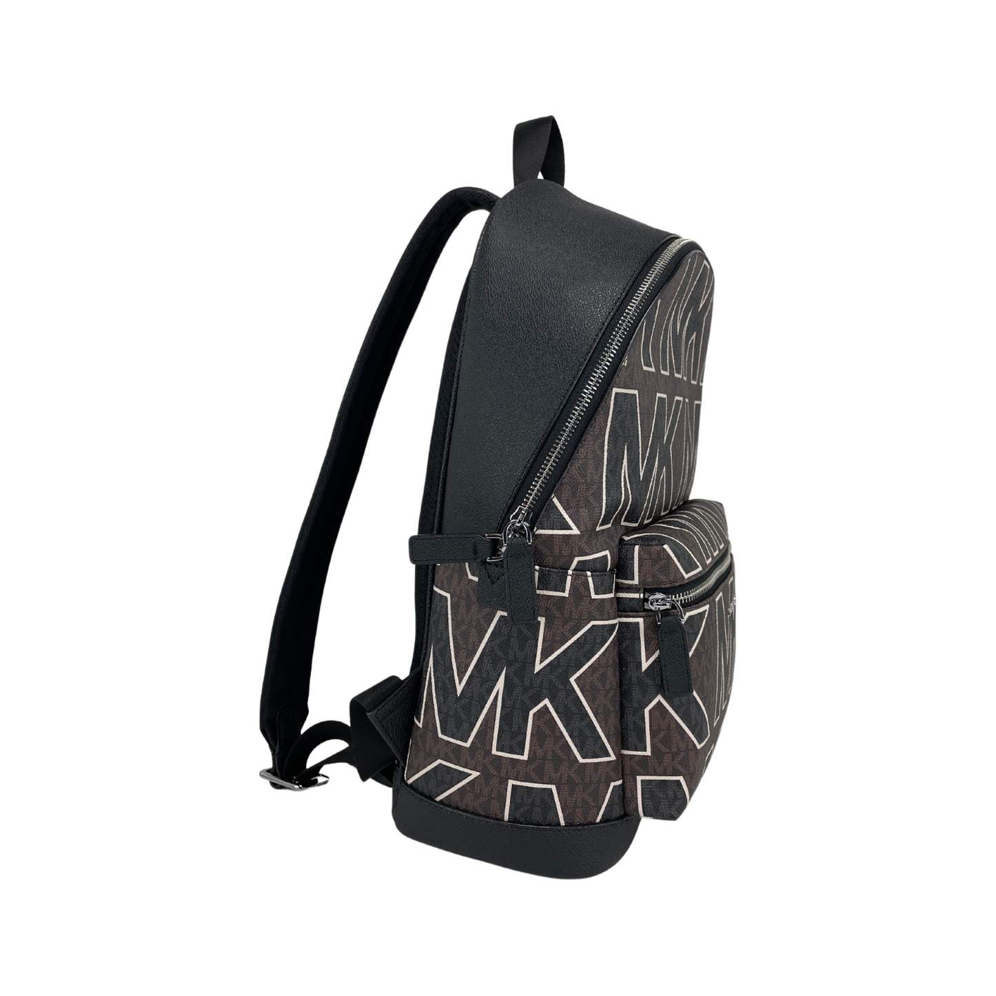 Michael Kors Cooper Large Brown Signature PVC Graphic Logo Backpack Bookbag Bag WOMAN BACKPACKS Michael Kors