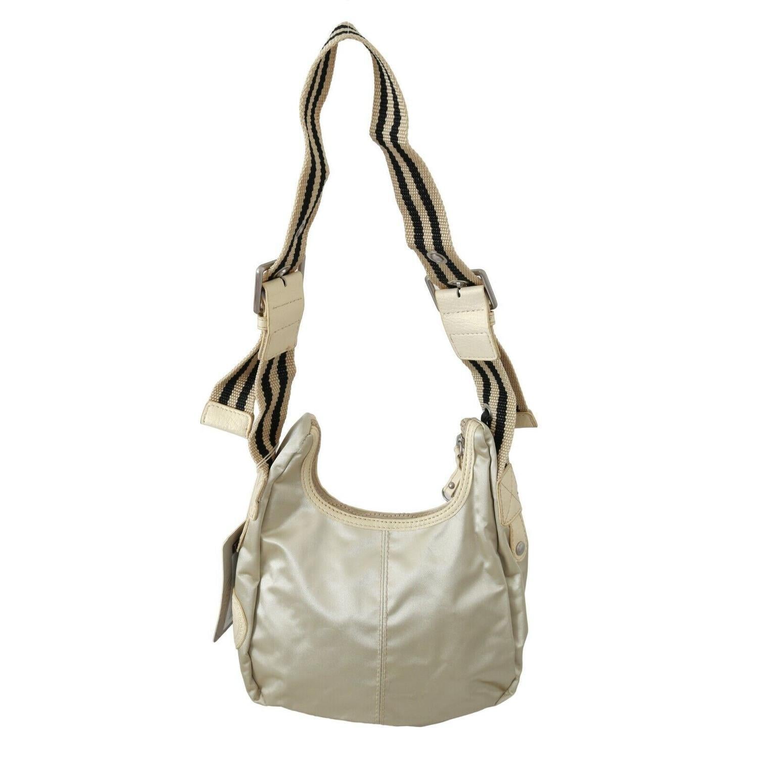 WAYFARER White Shoulder Crossbody Sling Fabric Purse