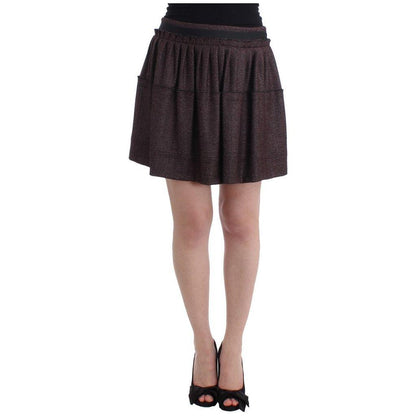 GF Ferre Purple Short Flannel Skirt