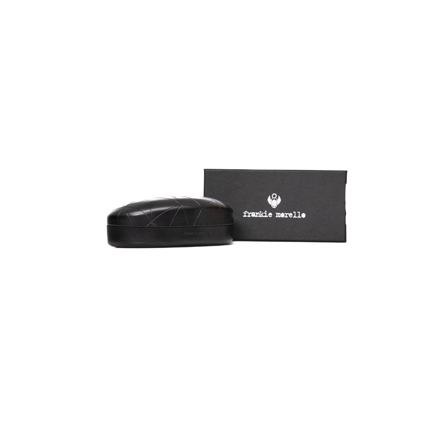Frankie Morello Brown Metallic Fibre Men Sunglass