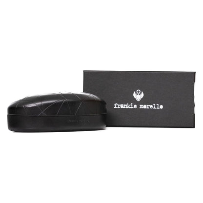 Frankie Morello Black Metallic Men's Sunglass Shield
