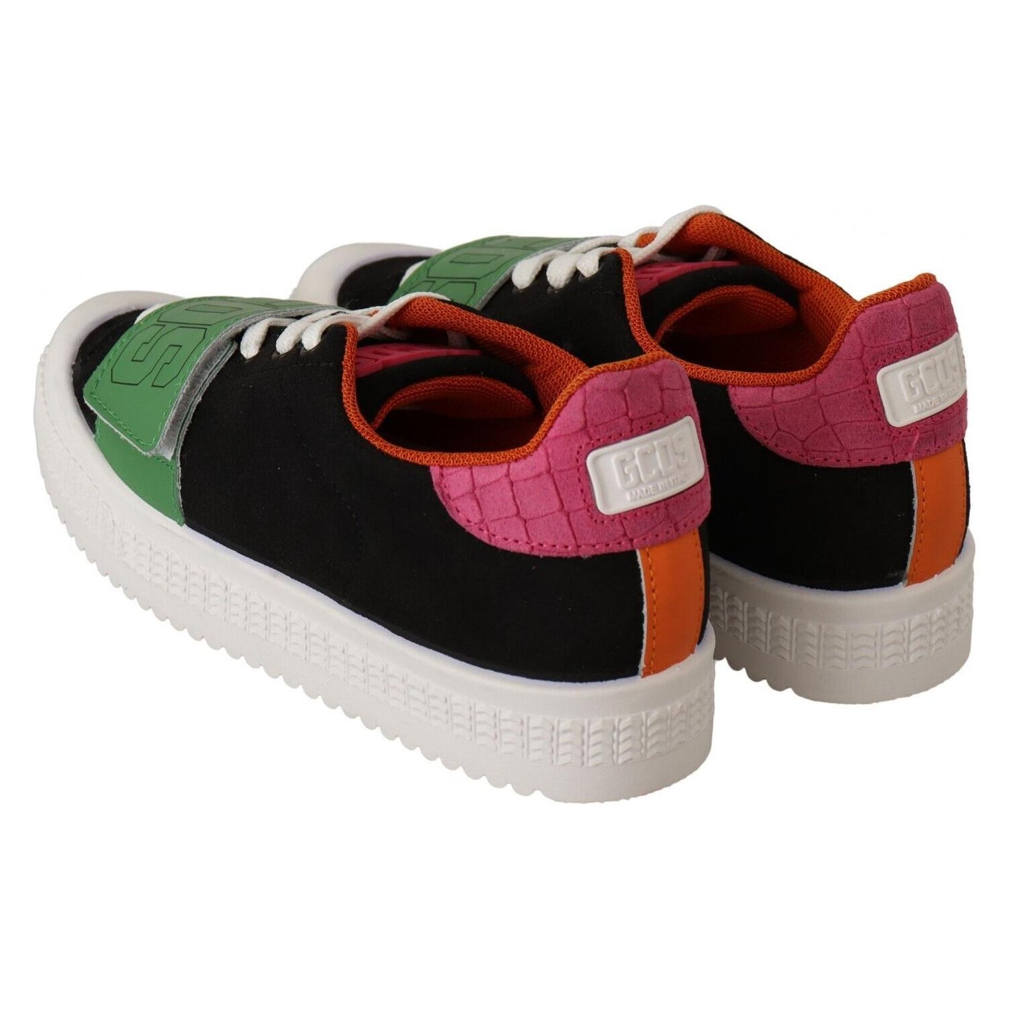 GCDS Stylish Multicolor Low Top Lace-Up Sneakers GCDS